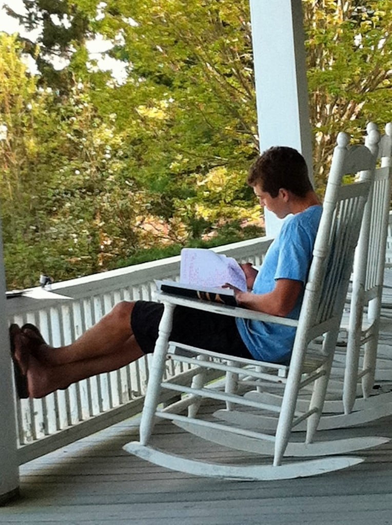 Reading and Relaxing in Maine