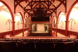 interior of the chocolate church, bath maine