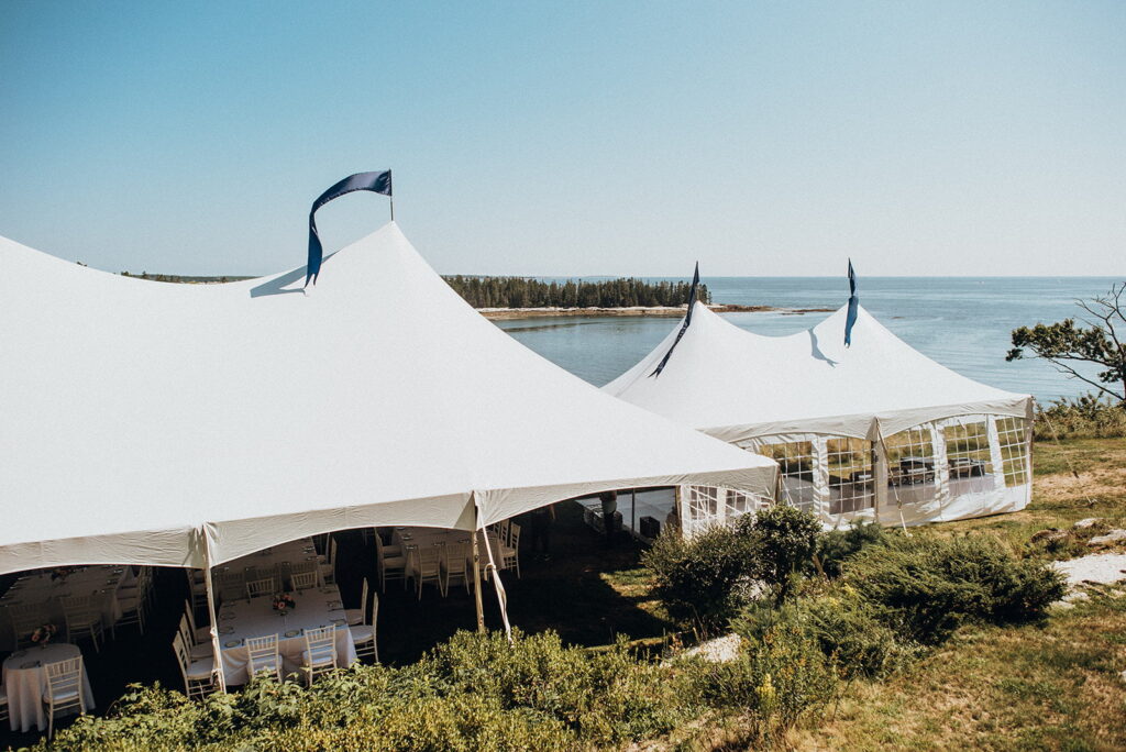 tent for wedding reception