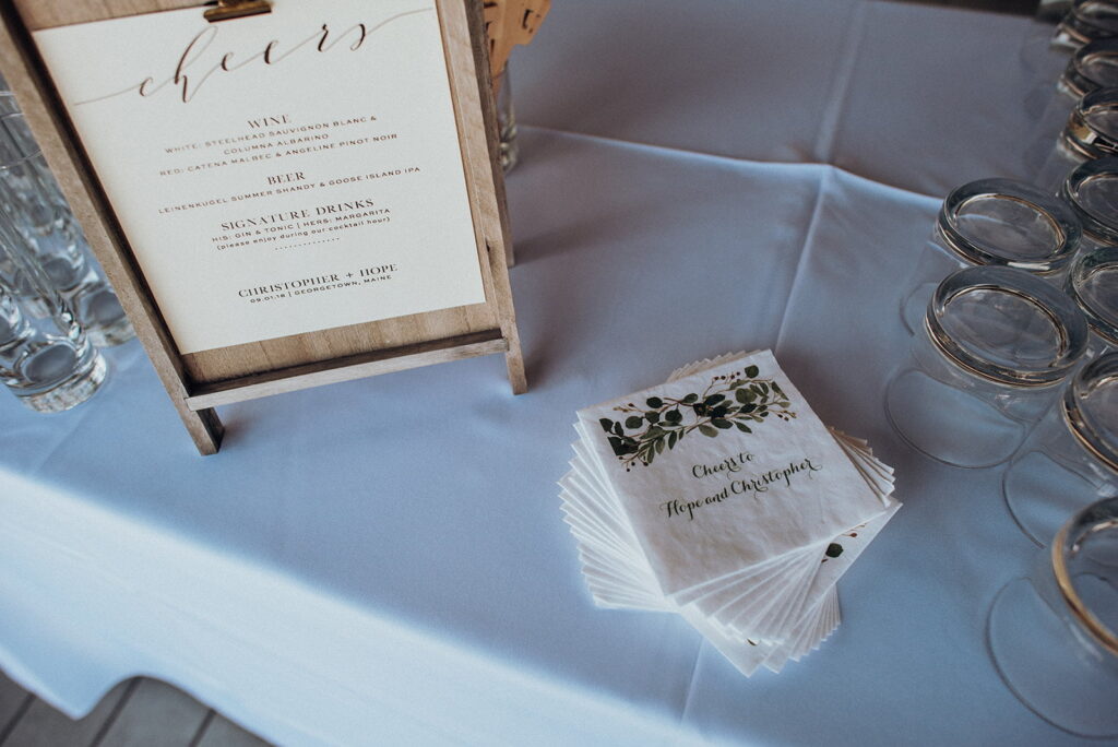 napkins for wedding reception