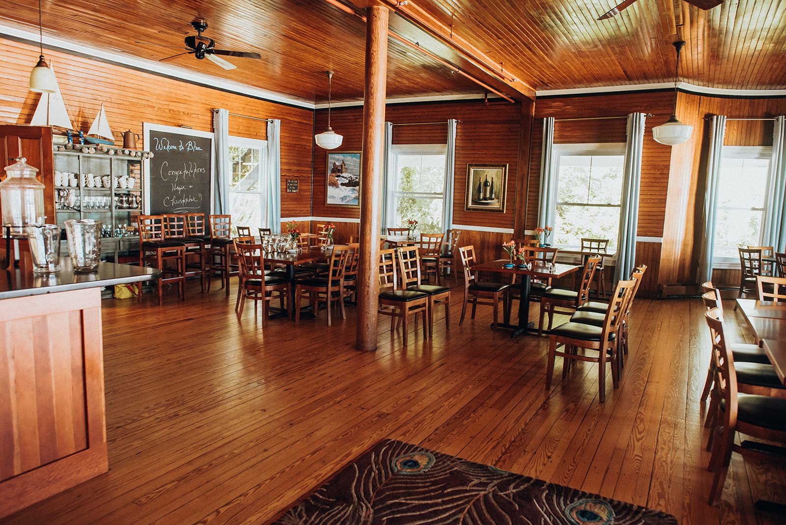 dining area for wedding