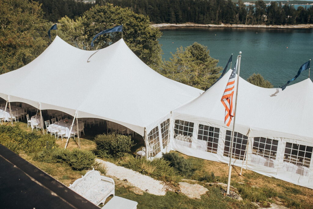 tent for wedding reception
