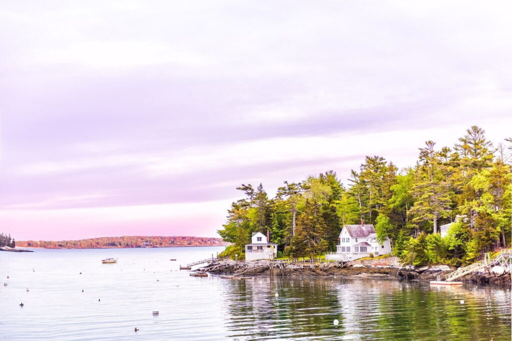 The beach at Boothbay Harbor: a 5-Day Maine Coast Itinerary.