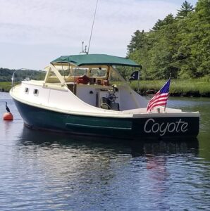 Wooden boat Coyote