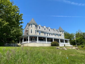 Front of Inn in Spring