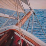 painting of the appledore schooner